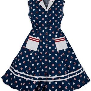 NWT Disney Captain America Dress for Women by Her Universe 2X